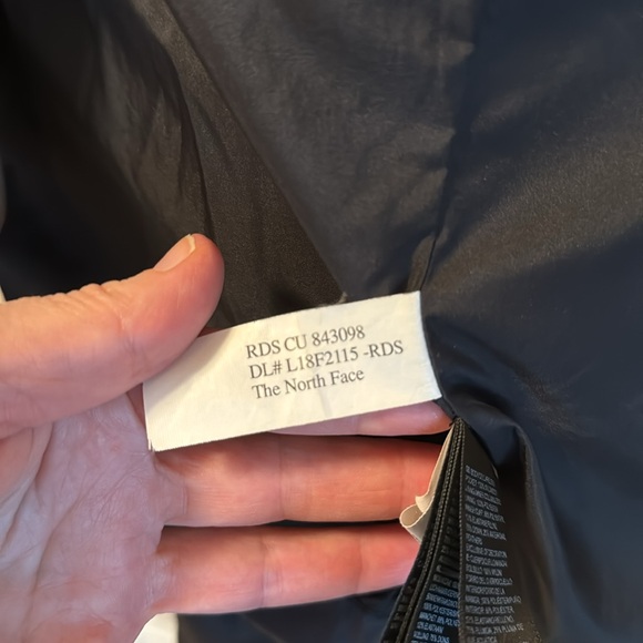 The North Face Holladown Crop Black Puffer Jacket M Quilted - Picture 6 of 11